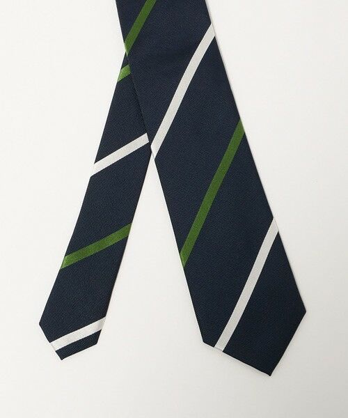 green label relaxing / グリーンレーベル リラクシング ネクタイ | GLR シルク2 8.0cm ストライプ2 ネクタイ | 詳細1