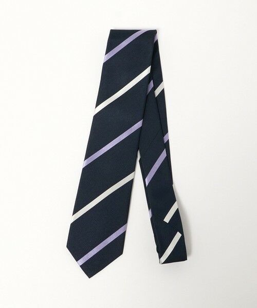 green label relaxing/グリーンレーベル リラクシング GLR シルク2 8.0cm ストライプ2 ネクタイ NAVY FREE green label relaxing/グリーンレーベル リラクシング GLR シルク2 8.0cm ストライプ2 ネクタイ NAVY FREE