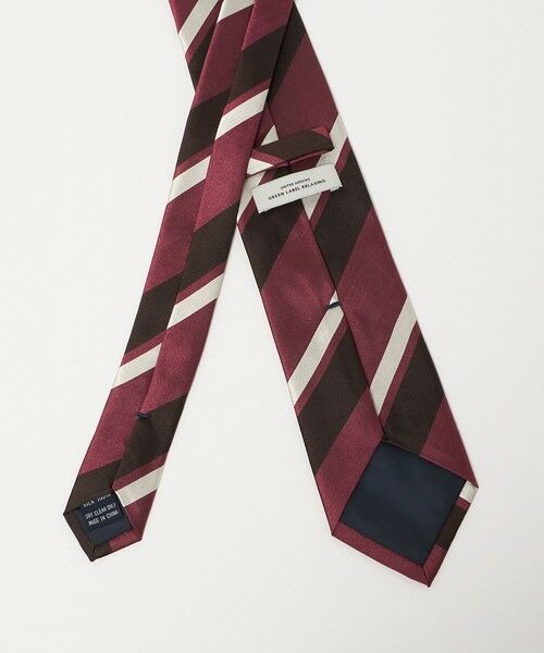 green label relaxing / グリーンレーベル リラクシング ネクタイ | GLR シルク2 8.0cm ストライプ3 ネクタイ | 詳細2