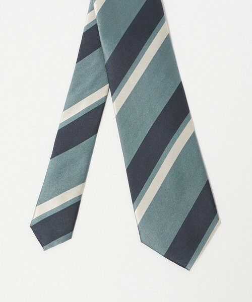 green label relaxing / グリーンレーベル リラクシング ネクタイ | GLR シルク2 8.0cm ストライプ3 ネクタイ | 詳細5