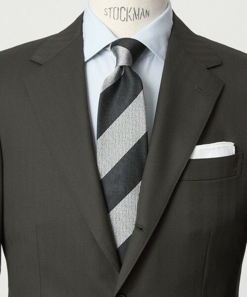 green label relaxing/グリーンレーベル リラクシング GLR ジャパン ヴィンテージ 8.0cm ストライプ1 ネクタイ DK. GRAY FREE green label relaxing/グリーンレーベル リラクシング GLR ジャパン ヴィンテージ 8.0cm ストライプ1 ネクタイ DK. GRAY FREE