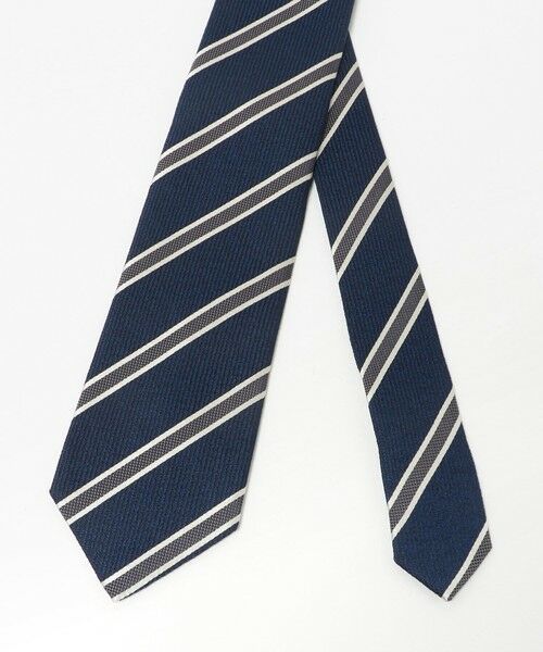 green label relaxing / グリーンレーベル リラクシング ネクタイ | GLR ジャパン ヴィンテージ 8.0cmストライプ3 ネクタイ | 詳細5