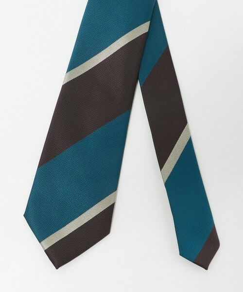 green label relaxing / グリーンレーベル リラクシング ネクタイ | GLR ポリエステル ウォッシャブル ストライプ2 ネクタイ | 詳細1