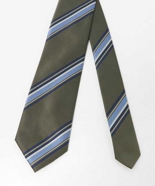 green label relaxing / グリーンレーベル リラクシング ネクタイ | GLR ポリエステル ウォッシャブル ストライプ3 ネクタイ | 詳細4