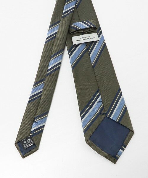 green label relaxing / グリーンレーベル リラクシング ネクタイ | GLR ポリエステル ウォッシャブル ストライプ3 ネクタイ | 詳細5