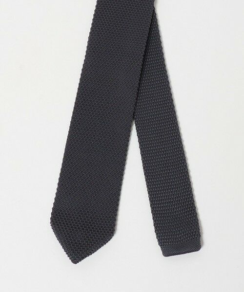green label relaxing / グリーンレーベル リラクシング ネクタイ | GLR ポリエステル ウォッシャブル ニット ソリッド ネクタイ ニットタイ | 詳細3