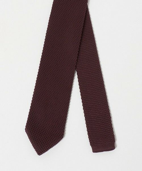green label relaxing / グリーンレーベル リラクシング ネクタイ | GLR ポリエステル ウォッシャブル ニット ソリッド ネクタイ ニットタイ | 詳細9