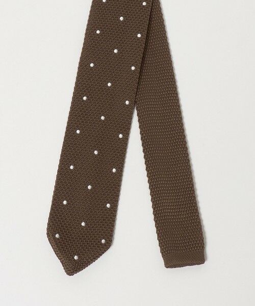 green label relaxing / グリーンレーベル リラクシング ネクタイ | GLR ポリエステル ウォッシャブル ニット ドット ネクタイ ニットタイ | 詳細3