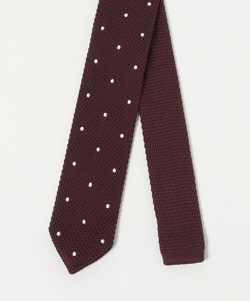 green label relaxing / グリーンレーベル リラクシング ネクタイ | GLR ポリエステル ウォッシャブル ニット ドット ネクタイ ニットタイ | 詳細8
