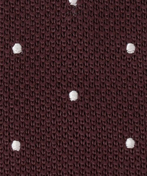 green label relaxing / グリーンレーベル リラクシング ネクタイ | GLR ポリエステル ウォッシャブル ニット ドット ネクタイ ニットタイ | 詳細9