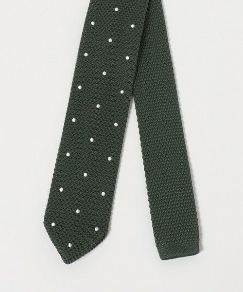 green label relaxing / グリーンレーベル リラクシング ネクタイ | GLR ポリエステル ウォッシャブル ニット ドット ネクタイ ニットタイ | 詳細10