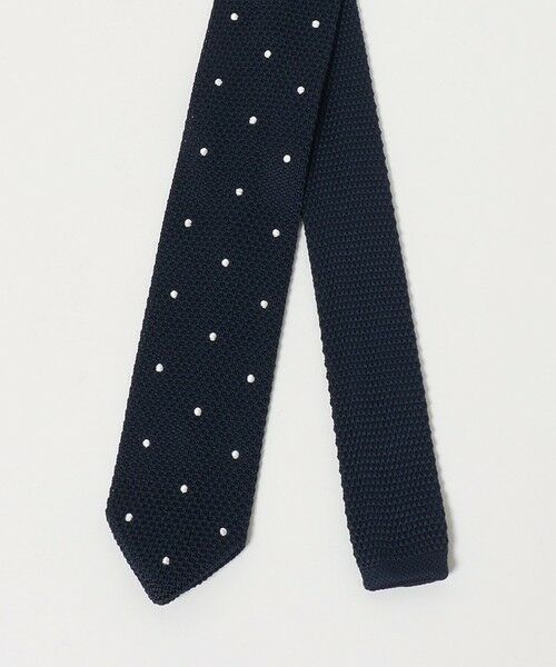 green label relaxing / グリーンレーベル リラクシング ネクタイ | GLR ポリエステル ウォッシャブル ニット ドット ネクタイ ニットタイ | 詳細12