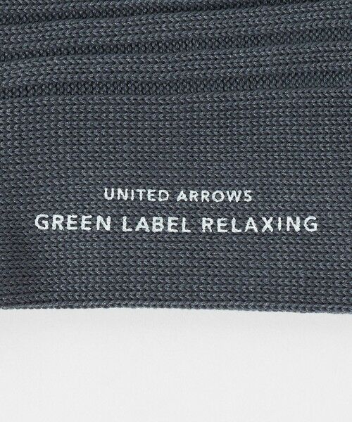 green label relaxing / グリーンレーベル リラクシング ソックス | 96N 3*3 リブ ソリッド ソックス | 詳細2