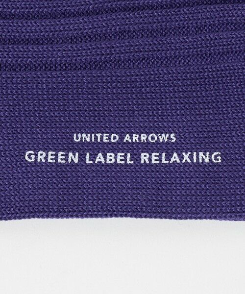 green label relaxing / グリーンレーベル リラクシング ソックス | 96N 3*3 リブ ソリッド ソックス | 詳細12