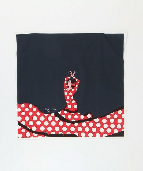 green label relaxing / グリーンレーベル リラクシング ハンカチ | ＜Dieffe Kinloch＞コットン プリント ハンカチ | 詳細1