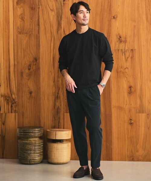 green label relaxing / グリーンレーベル リラクシング Tシャツ | 【WEB限定】JUST fit クリーン カノコ ジャケイン 長袖 Tシャツ -抗菌- | 詳細9