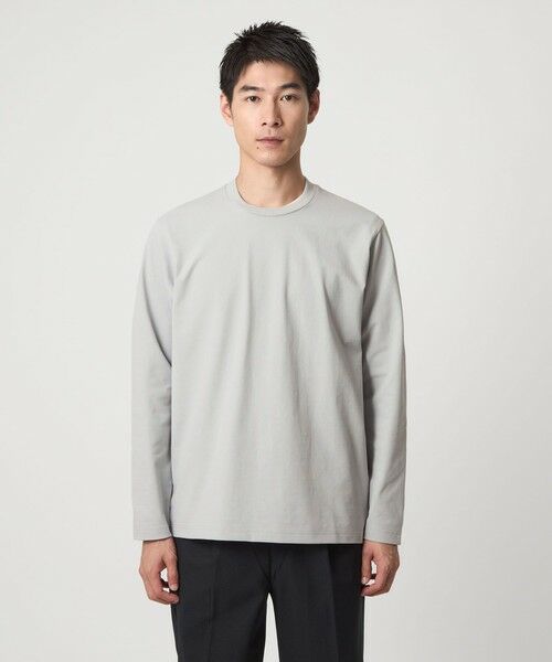 green label relaxing / グリーンレーベル リラクシング Tシャツ | 【WEB限定】JUST fit クリーン カノコ ジャケイン 長袖 Tシャツ -抗菌- | 詳細21