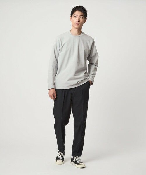 green label relaxing / グリーンレーベル リラクシング Tシャツ | 【WEB限定】JUST fit クリーン カノコ ジャケイン 長袖 Tシャツ -抗菌- | 詳細21