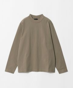 green label relaxing / グリーンレーベル リラクシング カットソー | 【WEB限定】JUST fit クリーン カノコ モックネック 長袖 Tシャツ -抗菌-