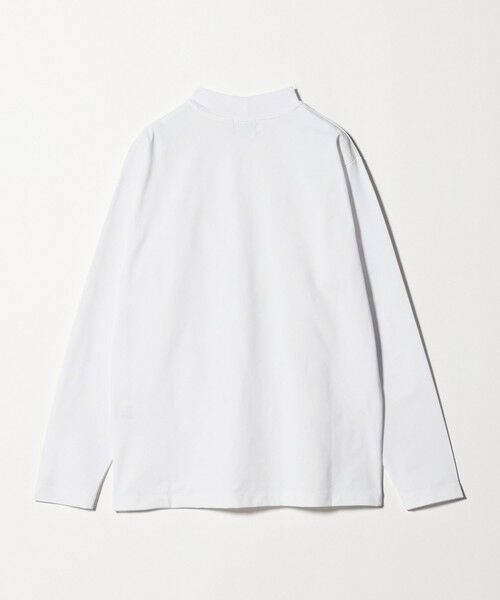 green label relaxing / グリーンレーベル リラクシング カットソー | 【WEB限定】JUST fit クリーン カノコ モックネック 長袖 Tシャツ -抗菌- | 詳細3