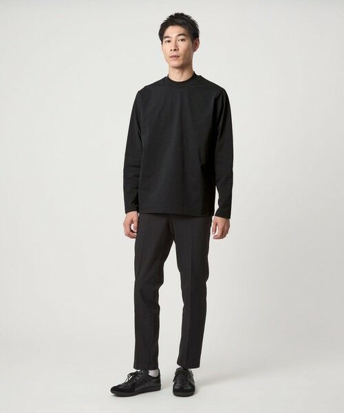 green label relaxing / グリーンレーベル リラクシング カットソー | 【WEB限定】JUST fit クリーン カノコ モックネック 長袖 Tシャツ -抗菌- | 詳細11