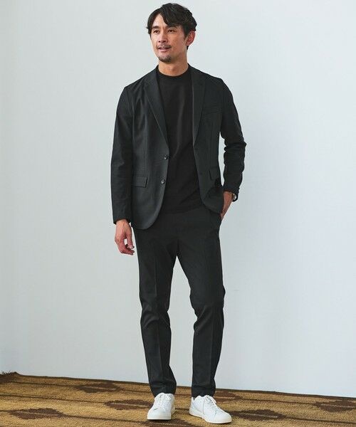 green label relaxing / グリーンレーベル リラクシング カットソー | 【WEB限定】JUST fit クリーン カノコ モックネック 長袖 Tシャツ -抗菌- | 詳細7