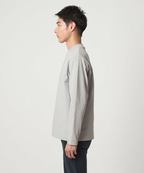 green label relaxing / グリーンレーベル リラクシング カットソー | 【WEB限定】JUST fit クリーン カノコ モックネック 長袖 Tシャツ -抗菌- | 詳細19