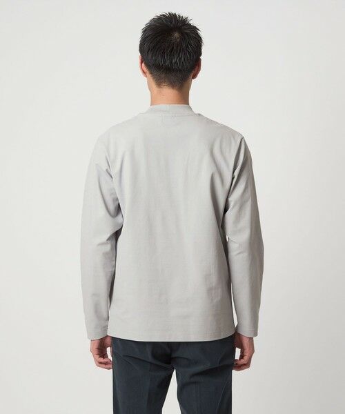 green label relaxing / グリーンレーベル リラクシング カットソー | 【WEB限定】JUST fit クリーン カノコ モックネック 長袖 Tシャツ -抗菌- | 詳細20