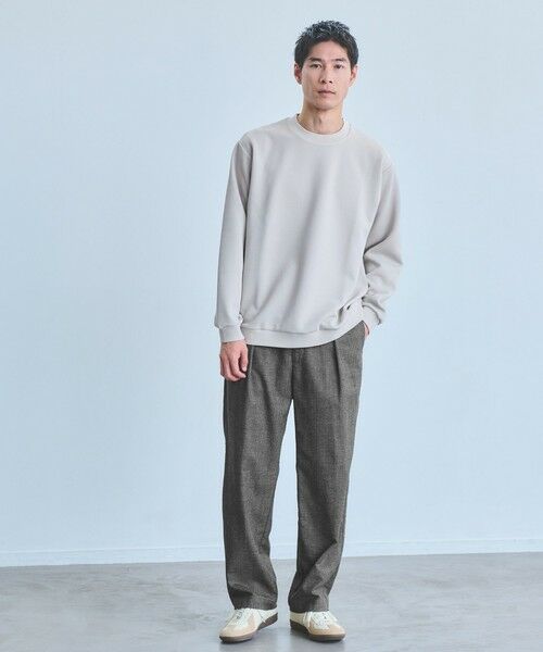 green label relaxing / グリーンレーベル リラクシング カットソー | ツイル パフ クルーネック カットソー | 詳細1