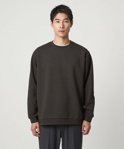 green label relaxing / グリーンレーベル リラクシング カットソー | ツイル パフ クルーネック カットソー | 詳細13