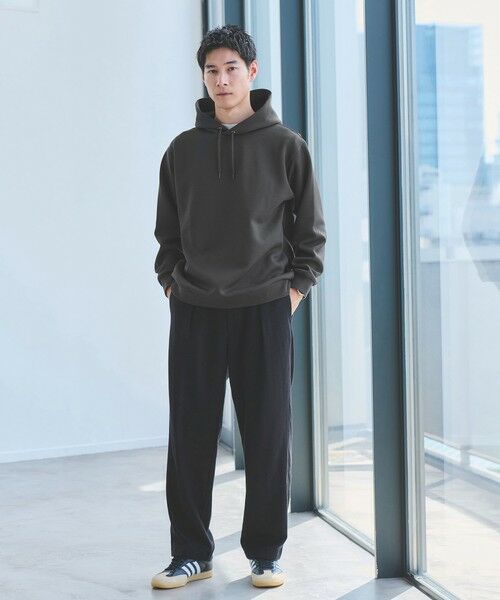 green label relaxing / グリーンレーベル リラクシング パーカー | ツイル パフ フーディ パーカー | 詳細12