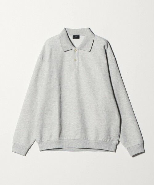 green label relaxing / グリーンレーベル リラクシング ポロシャツ | ワッフル 長袖 ポロシャツ カットソー | 詳細2