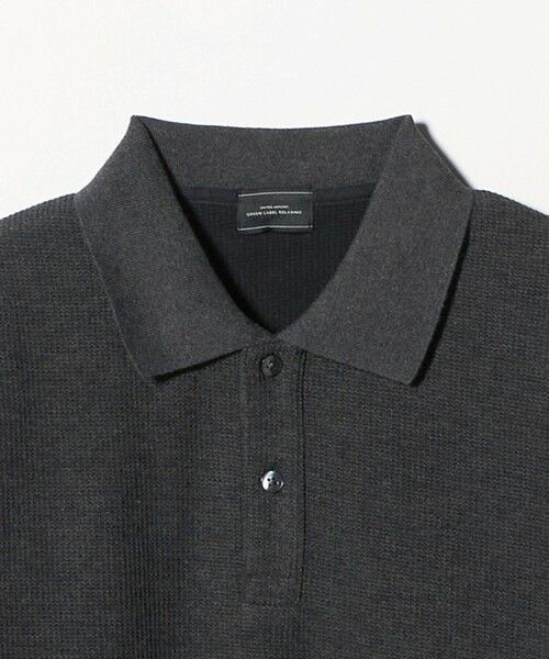 green label relaxing / グリーンレーベル リラクシング ポロシャツ | ワッフル 長袖 ポロシャツ カットソー | 詳細11