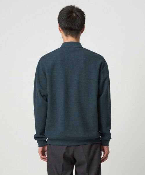 green label relaxing / グリーンレーベル リラクシング ポロシャツ | ワッフル 長袖 ポロシャツ カットソー | 詳細16