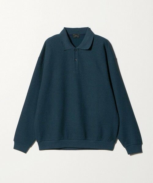 green label relaxing / グリーンレーベル リラクシング ポロシャツ | ワッフル 長袖 ポロシャツ カットソー | 詳細17