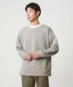 green label relaxing / グリーンレーベル リラクシング カットソー | ハーフゲージ ダブルフェイス ノーカラー カットソー