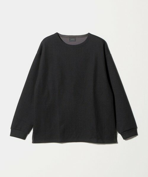 green label relaxing / グリーンレーベル リラクシング カットソー | ハーフゲージ ダブルフェイス ノーカラー カットソー | 詳細2