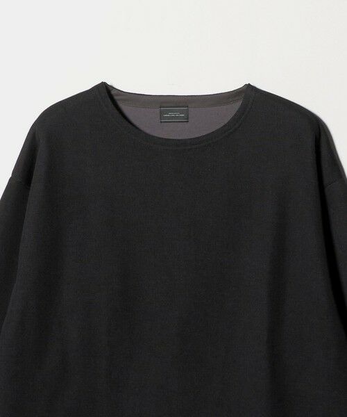 green label relaxing / グリーンレーベル リラクシング カットソー | ハーフゲージ ダブルフェイス ノーカラー カットソー | 詳細4