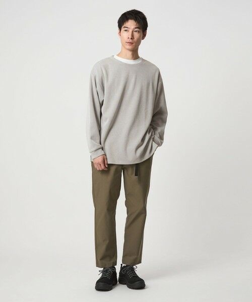 green label relaxing / グリーンレーベル リラクシング カットソー | ハーフゲージ ダブルフェイス ノーカラー カットソー | 詳細7