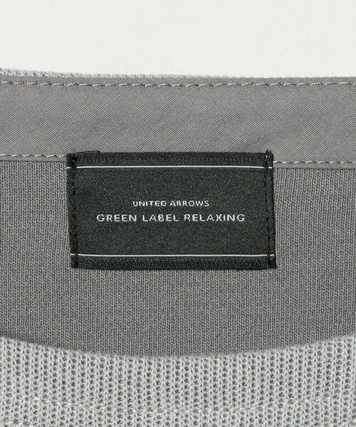 green label relaxing / グリーンレーベル リラクシング カットソー | ハーフゲージ ダブルフェイス ノーカラー カットソー | 詳細15