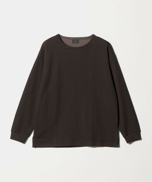 green label relaxing / グリーンレーベル リラクシング カットソー | ハーフゲージ ダブルフェイス ノーカラー カットソー | 詳細20