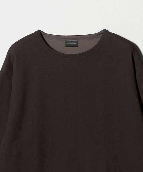 green label relaxing / グリーンレーベル リラクシング カットソー | ハーフゲージ ダブルフェイス ノーカラー カットソー | 詳細22