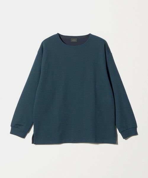 green label relaxing / グリーンレーベル リラクシング カットソー | ハーフゲージ ダブルフェイス ノーカラー カットソー | 詳細26