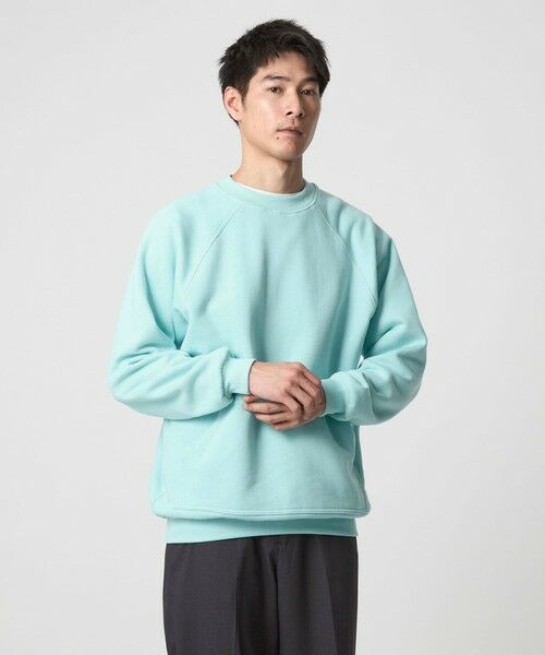 green label relaxing/グリーンレーベル リラクシング 【別注/WEB限定】<3/2 WORKS>GLR ヴィンテージライク 長袖 スウェット LT. BLUE L green label relaxing/グリーンレーベル リラクシング 【別注/WEB限定】<3/2 WORKS>GLR ヴィンテージライク 長袖 スウェット LT. BLUE L