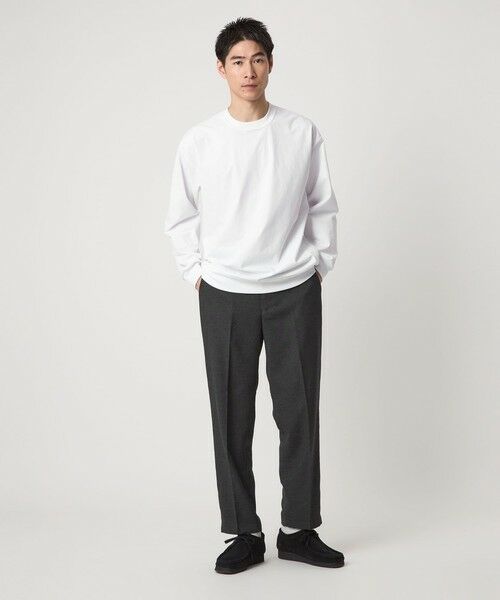 green label relaxing / グリーンレーベル リラクシング カットソー | 【別注】＜DAIWA＞合撚 ロングスリーブ 長袖 Tシャツ | 詳細1