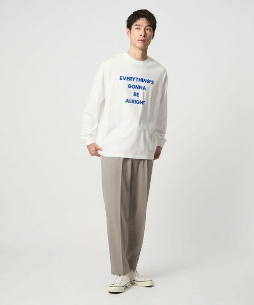 green label relaxing / グリーンレーベル リラクシング カットソー | <OAFISH>BE ALRIGHT 長袖 Tシャツ | 詳細1