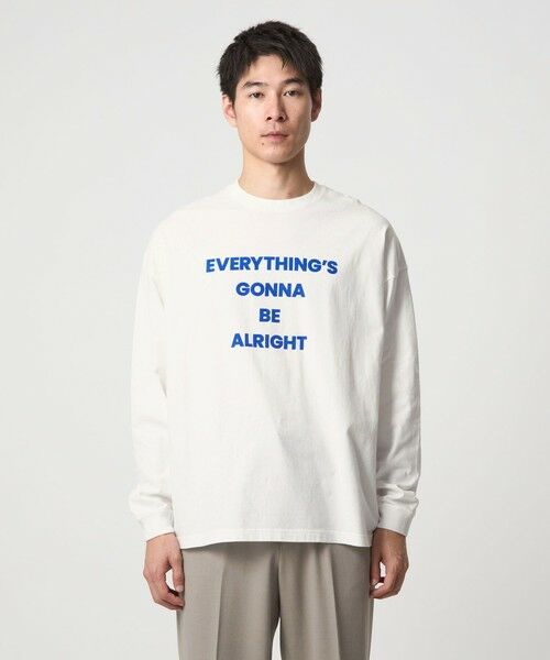 green label relaxing / グリーンレーベル リラクシング カットソー | <OAFISH>BE ALRIGHT 長袖 Tシャツ | 詳細2