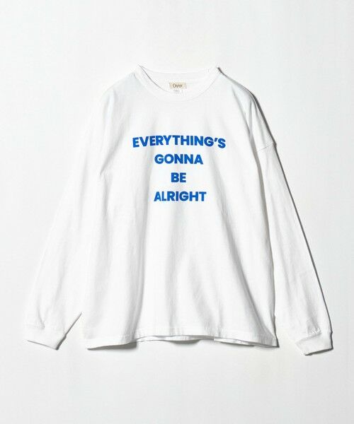 green label relaxing / グリーンレーベル リラクシング カットソー | <OAFISH>BE ALRIGHT 長袖 Tシャツ | 詳細5