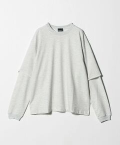 green label relaxing / グリーンレーベル リラクシング カットソー | 【WEB限定】＜GLR or＞フェイクレイヤード クルーネック Tシャツ カットソー