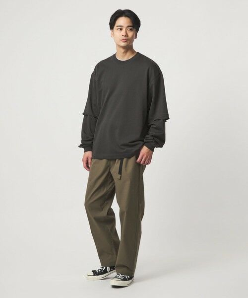 green label relaxing / グリーンレーベル リラクシング カットソー | 【WEB限定】＜GLR or＞フェイクレイヤード クルーネック Tシャツ カットソー | 詳細1